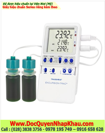 Nhiệt kế Vaccine Monitoring –50.00 đến 70.00°C, 6451 Excursion-Trac™ Traceable® Datalogger Thermometer